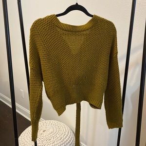 Express adjustable knit sweater